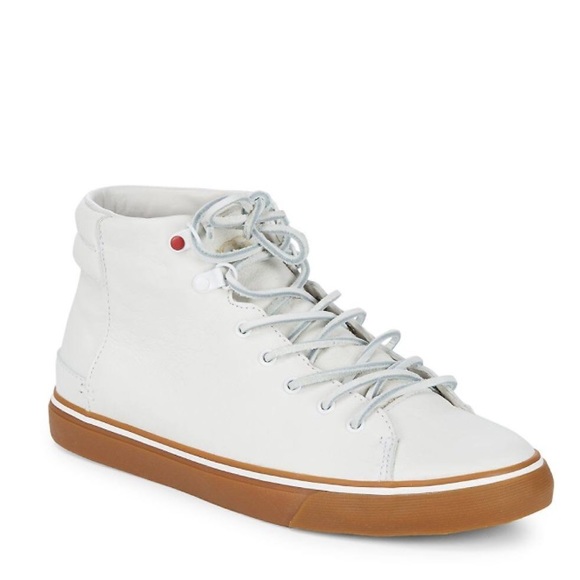 UGG Other - Ugg Hoyt Luxe White Leather Sneakers Mens New
